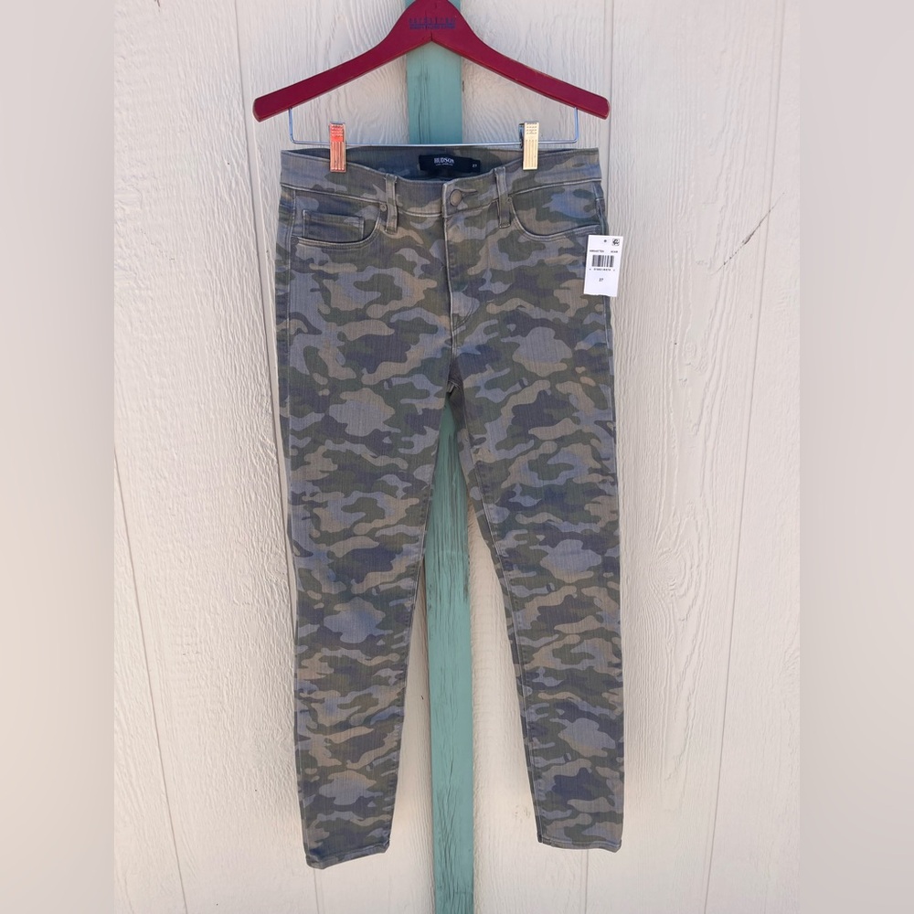 Hudson Nico Ankle Super Skinny Camo Jeans 27